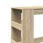 Preview: Bartisch mit Regal Sonoma-Eiche 90x40x103,5 cm Holzwerkstoff