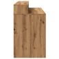 Preview: LED-Schreibtisch Artisan-Eiche 120x55x91 cm Holzwerkstoff