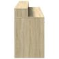 Preview: LED-Schreibtisch Sonoma-Eiche 160x55x91 cm Holzwerkstoff