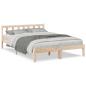 Preview: Massivholzbett Extra Lang ohne Matratze 160x220 Kiefernholz