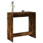 Preview: ARDEBO.de - Bartisch Räuchereiche 102x50x103,5 cm Holzwerkstoff