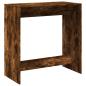 Preview: Bartisch Räuchereiche 102x50x103,5 cm Holzwerkstoff