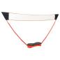 Preview: Badminton-Set mit 2 Schlägern, Netz & Tasche 292x30x152 cm