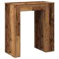 Preview: Bartisch mit Regal Altholz-Optik 95x47x103,5 cm Holzwerkstoff