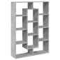 Preview: Bücherregal Betongrau 102x29x143 cm Holzwerkstoff