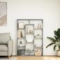 Preview: Bücherregal Grau Sonoma 102x29x143 cm Holzwerkstoff