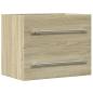 Preview: Waschbeckenunterschrank Sonoma-Eiche 60x38,5x48cm Holzwerkstoff