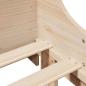 Preview: Massivholzbett ohne Matratze 100x200 cm Kiefernholz