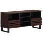 Preview: ARDEBO.de - TV-Schrank Braun 100x34x46 cm Massivholz Mango