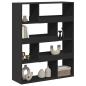 Preview: Raumteiler Schwarz 100x33x125,5 cm Holzwerkstoff