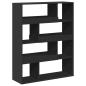 Preview: Raumteiler Schwarz 100x33x125,5 cm Holzwerkstoff