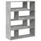 Preview: Raumteiler Betongrau 100x33x125,5 cm Holzwerkstoff