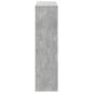 Preview: Raumteiler Betongrau 100x33x125,5 cm Holzwerkstoff