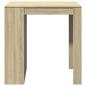 Preview: Bartisch Sonoma-Eiche 102x70x103,5 cm Holzwerkstoff