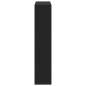 Preview: Raumteiler Schwarz 100x33x156,5 cm Holzwerkstoff