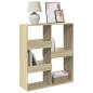 Preview: Raumteiler Sonoma-Eiche 100x33x115 cm Holzwerkstoff
