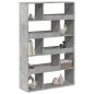 Preview: Bücherregal Betongrau 100x33x156,5 cm Holzwerkstoff