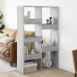 Preview: ARDEBO.de - Raumteiler Grau Sonoma 100x33x155,5 cm Holzwerkstoff