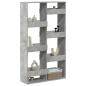 Preview: Raumteiler Betongrau 100x33x175 cm Holzwerkstoff