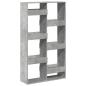 Preview: Raumteiler Betongrau 100x33x175 cm Holzwerkstoff