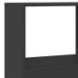Preview: Raumteiler Schwarz 100x33x175 cm Holzwerkstoff