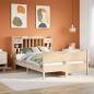 Preview: ARDEBO.de - Massivholzbett ohne Matratze 140x190 cm Kiefernholz