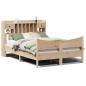 Preview: Massivholzbett ohne Matratze 140x190 cm Kiefernholz