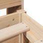 Preview: Massivholzbett ohne Matratze 140x190 cm Kiefernholz