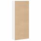 Preview: Bücherregal Weiß 80x30x189 cm Holzwerkstoff