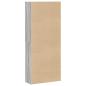 Preview: Bücherregal Grau Sonoma 80x30x189 cm Holzwerkstoff