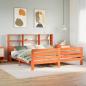 Preview: ARDEBO.de - Massivholzbett ohne Matratze Wachsbraun 180x200 Kiefernholz