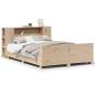 Preview: Massivholzbett ohne Matratze 120x200 cm Kiefernholz