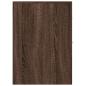 Preview: Badschrank Schmal mit Rollen Eichen-Optik Holzwerkstoff
