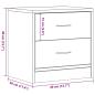 Preview: Nachttisch Altholz-Optik 40x30x40 cm Holzwerkstoff