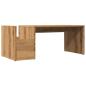 Preview: Couchtisch Artisan-Eiche 90x45x35 cm Holzwerkstoff