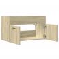 Preview: Waschbeckenunterschrank Sonoma-Eiche 80x38,5x46cm Holzwerkstoff