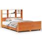 Preview: Massivholzbett ohne Matratze Wachsbraun 160x200 Kiefernholz