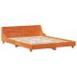 Preview: Massivholzbett ohne Matratze Wachsbraun 160x200 Kiefernholz