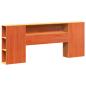 Preview: Massivholzbett ohne Matratze Wachsbraun 200x200 Kiefernholz