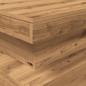 Preview: Couchtisch mit LED-Leuchten Artisan-Eiche 90x50x40 cm