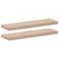Preview: Schweberegale 2 Stk. 80x23,5x4 cm Holzwerkstoff