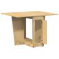Preview: Butterfly-Esstisch Klappbar Corona Wachsbraun Massivholz Kiefer