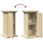 Preview: Postament mit Stauraum Sonoma-Eiche 31x30x60 cm Holzwerkstoff