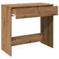 Preview: Schreibtisch Artisan-Eiche 80x40x75 cm Holzwerkstoff