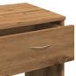 Preview: Schreibtisch Artisan-Eiche 80x40x75 cm Holzwerkstoff