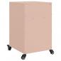 Preview: Nachttisch Rosa 36x39x59 cm Stahl