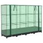 Preview: Hochbeet mit Gewächshaus-Aufsatz Rattan-Optik 160x40x123 cm