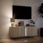 Preview: TV-Wandschrank mit LED-Beleuchtung Sonoma-Eiche 100x31x35 cm