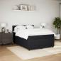 Preview: Boxspringbett mit Matratze Schwarz 140x190 cm Samt