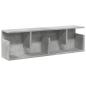 Preview: Wandschrank 100x20x30 cm Betongrau Holzwerkstoff